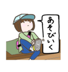 小学生女子のスタンプ（個別スタンプ：9）
