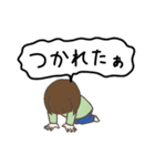 小学生女子のスタンプ（個別スタンプ：10）