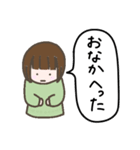 小学生女子のスタンプ（個別スタンプ：15）