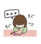 小学生女子のスタンプ（個別スタンプ：18）