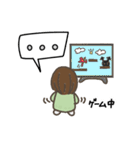 小学生女子のスタンプ（個別スタンプ：19）