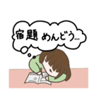 小学生女子のスタンプ（個別スタンプ：23）