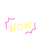 カワイイ文字スタンプ（個別スタンプ：2）