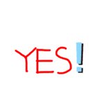 カワイイ文字スタンプ（個別スタンプ：10）