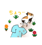 Tシャツの日常（個別スタンプ：5）