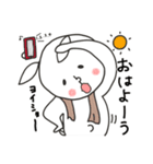 にぎやかヤギ【スマホで脳トレに夢中】（個別スタンプ：2）