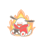 パーカーなどうぶつたち（個別スタンプ：4）