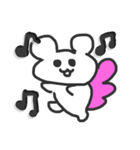 左にとぶクマ スタンプ（個別スタンプ：1）
