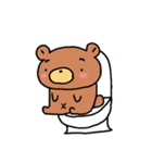 まゆげがかわいい 森のくまさん2（個別スタンプ：6）