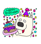 しろ犬さんの日課（個別スタンプ：7）