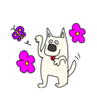 しろ犬さんの日課（個別スタンプ：9）