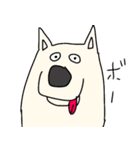 しろ犬さんの日課（個別スタンプ：25）