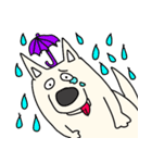 しろ犬さんの日課（個別スタンプ：27）