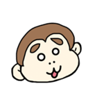 まゆげおさるくん（個別スタンプ：18）