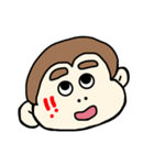 まゆげおさるくん（個別スタンプ：19）