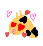 キリンのスタンプです。（個別スタンプ：5）