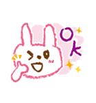 くれよんうさぎ（個別スタンプ：1）