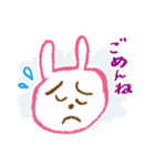 くれよんうさぎ（個別スタンプ：6）