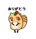 薔薇狸（ポンローズ）（個別スタンプ：3）