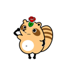 薔薇狸（ポンローズ）（個別スタンプ：7）