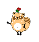 薔薇狸（ポンローズ）（個別スタンプ：19）