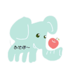 わたしノゆるいどうぶつたち（個別スタンプ：4）