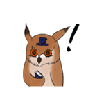 フクロウ神父（個別スタンプ：7）
