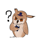 フクロウ神父（個別スタンプ：9）