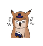 フクロウ神父（個別スタンプ：25）