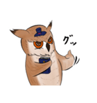 フクロウ神父（個別スタンプ：30）