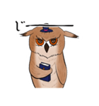 フクロウ神父（個別スタンプ：31）