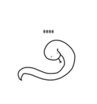 縁起の良い白蛇のスタンプ（個別スタンプ：20）