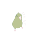緑のマメルリハ（個別スタンプ：24）
