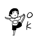 6年2組のよしこさん（個別スタンプ：15）