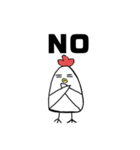 だるいニワトリ（個別スタンプ：12）