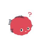 ふわふわなさかな（個別スタンプ：1）