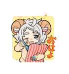 ひつじとおおかみ（個別スタンプ：1）