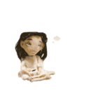 癒やしのあの子（個別スタンプ：4）