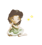 癒やしのあの子（個別スタンプ：6）