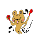 ゆるーい愉快などうぶつたち2（個別スタンプ：10）
