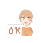 ゆるってしててふわってしてる女の子たち（個別スタンプ：7）