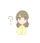 ゆるってしててふわってしてる女の子たち（個別スタンプ：10）