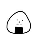 シンプルなおにぎり（個別スタンプ：3）