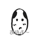 白黒お米さん（個別スタンプ：10）