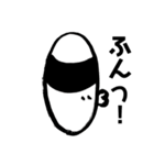 白黒お米さん（個別スタンプ：14）