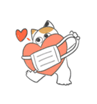 マスク猫のマオン（個別スタンプ：20）