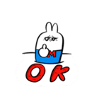 蝦夷のマゾうさぎ（個別スタンプ：3）
