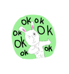とってもとっても可愛い兎さん（個別スタンプ：3）