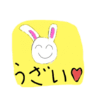 とってもとっても可愛い兎さん（個別スタンプ：6）