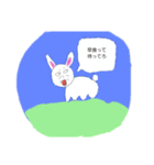 とってもとっても可愛い兎さん（個別スタンプ：7）